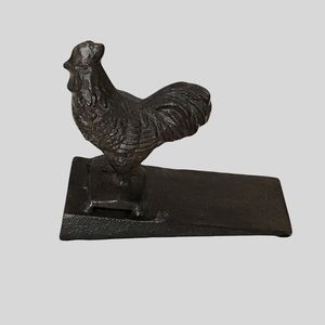 Cast Iron Rooster Doorstop